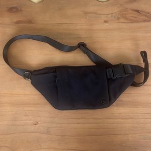SOLD! Lululemon Black Belt Bag Crossbody